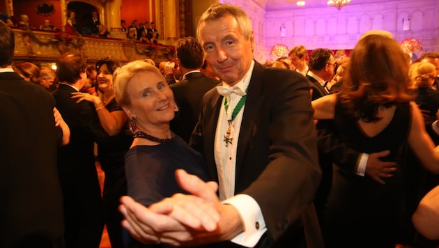 Ex-Minister Martin Bartenstein und Gattin Ilse (Gerot Lannach) (Bild: Sepp Pail)
