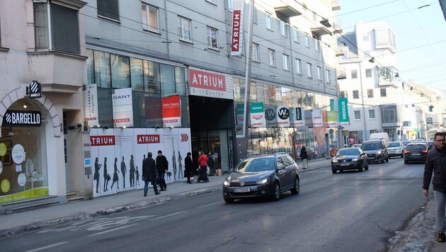 Viele Geschäfte in der Linzer Innenstadt stehen leer. (Bild: Horst Einöder)