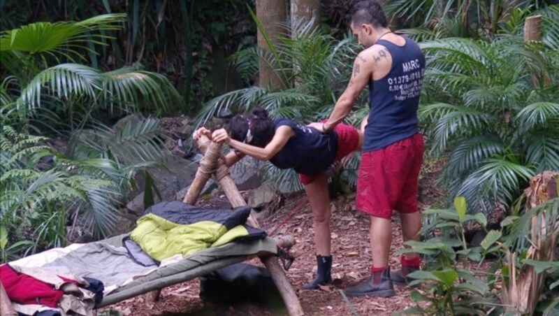 Beim Training gehen Marc und Kader weiter auf Tuchfühlung. (Bild: RTL)