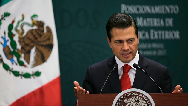 Mexikos Präsident Enrique Pena Nieto (Bild: The Associated Press)
