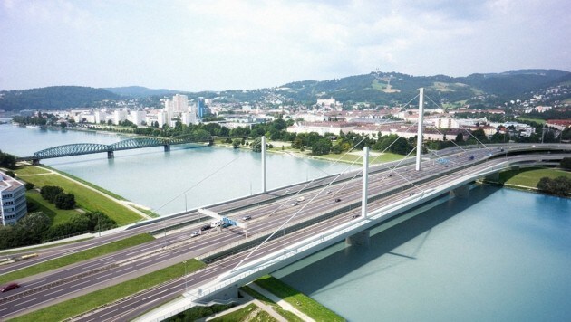 Linz ist gegen eine Vignettenpflicht auf den A7-Bypässen. (Bild: "Krone")