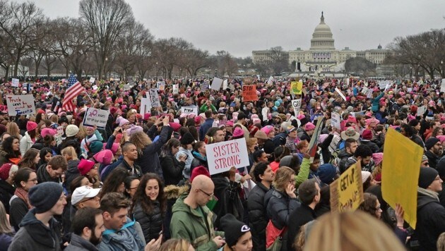 Demonstration in Washington (Bild: AFP)