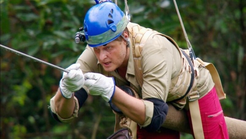 Jens bei der Dschungelprüfung (Bild: RTL)