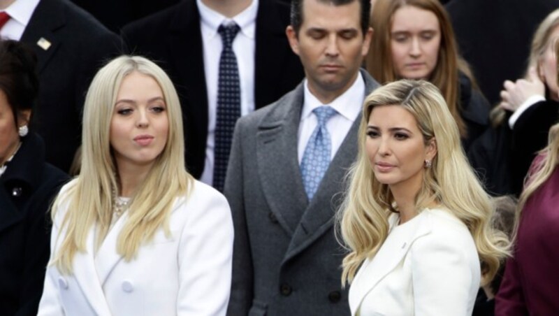 Die Kinder von Donald Trump, Tiffany, Donald junior und Ivanka (Bild: AP)