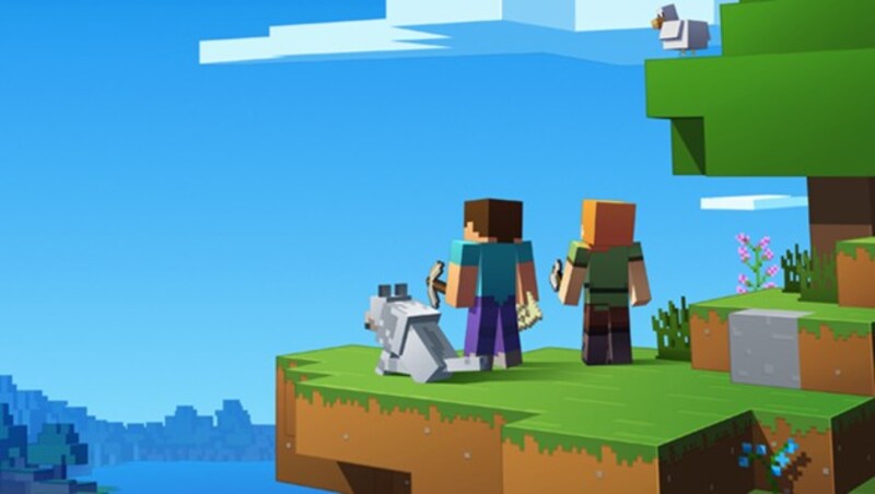 Mirai, eines der mächtigsten Botnetze aller Zeiten, ging offenbar aus einem Krieg rivalisierender Unternehmen hervor, die DDoS-Schutz für "Minecraft"-Server anboten. (Bild: Mojang)