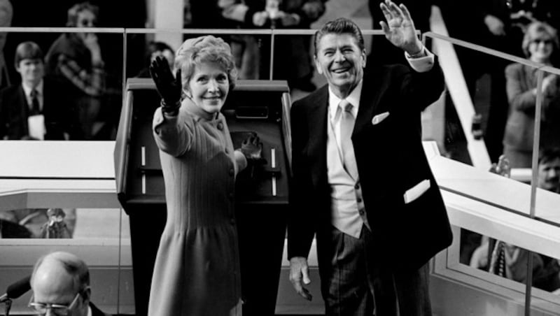 Ronald und Nancy Reagan im Jahr 1981 (Bild: AP)