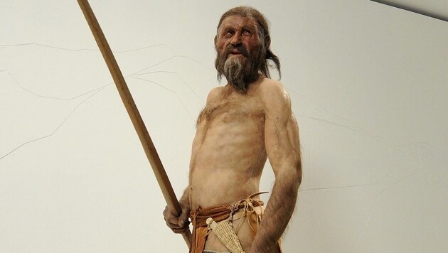 So könnte „Ötzi“ ausgesehen haben. (Bild: APA/Robert Parigger)