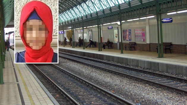 Das junge Mädchen behauptete, in dieser S-Bahn-Station auf die Gleise gestoßen worden zu sein. (Bild: Facebook.com/Rassistische Übergriffe, Wikipedia.com/My Friend)