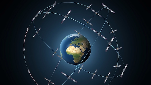 Schon fast unzählige Satelliten umkreisen die Erde. Schüler aus Gmunden haben beim Wettbewerb der „Dosen-Satelliten“ abgeräumt. (Bild: ESA/P. Carril)