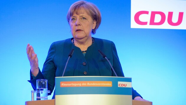 Die deutsche Kanzlerin Angela Merkel (CDU) (Bild: AP)