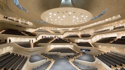 Der Konzertsaal der Elbphilharmonie (Archivbild) (Bild: AP)