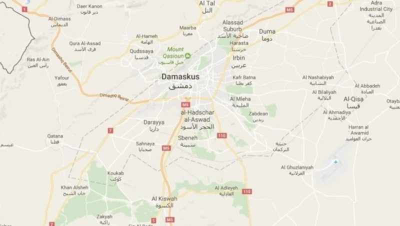 Damaskus in Syrien (Bild: Screenshot GoogleMaps.com)