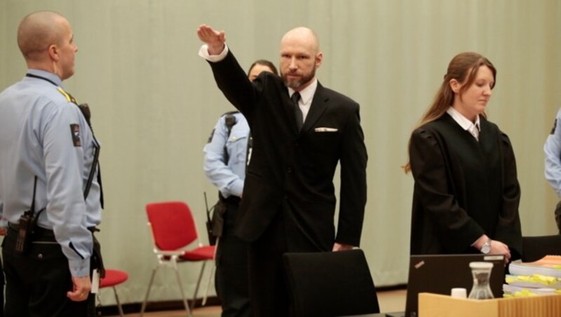 Der Massenmörder Anders Behring Breivik (Bild: AP)