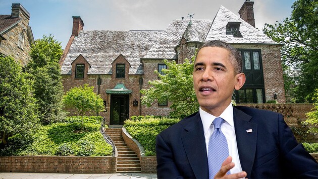 Am 20. Jänner übergibt Barack Obama das Weiße Haus und zieht in dieses schmucke Backsteinhaus. (Bild: ASSOCIATED PRESS)