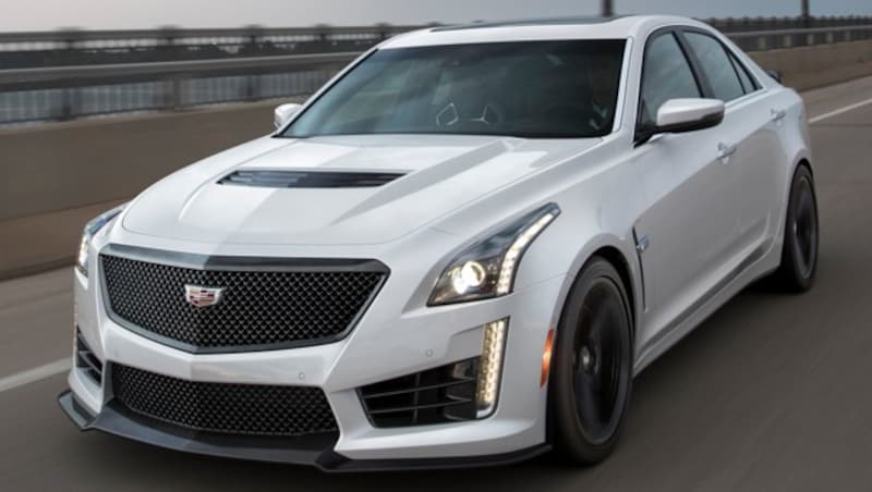 Der Cadillac CTS-V leistet dank seines 6,2-Liter-Achtzylinders samt Kompressor beachtliche 640 PS. (Bild: Cadillac)