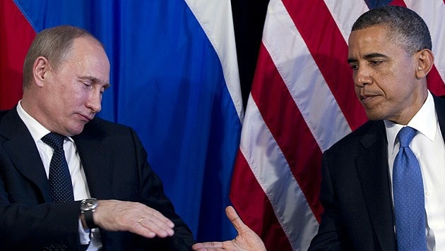 Putin konnte von Obama nur schwer in Schach gehalten werden. (Bild: AP)