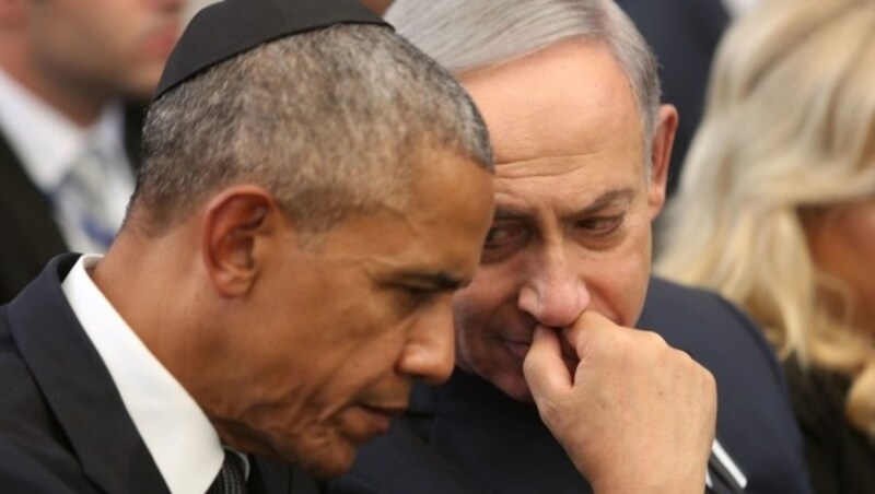 Wenig Gemeinsamkeiten: Obama und Netanyahu (Bild: APA/AFP/POOL/MENAHEM KAHANA)