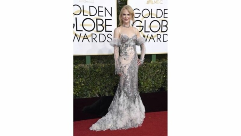 Flop: Nicole Kidman in Alexander McQueen (Bild: Jordan Strauss/Invision/AP)