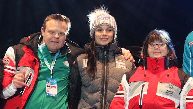Ski-Superstar Anna Veith ist Botschafterin der "Special Olympics" (Bild: Christian Jauschowetz)
