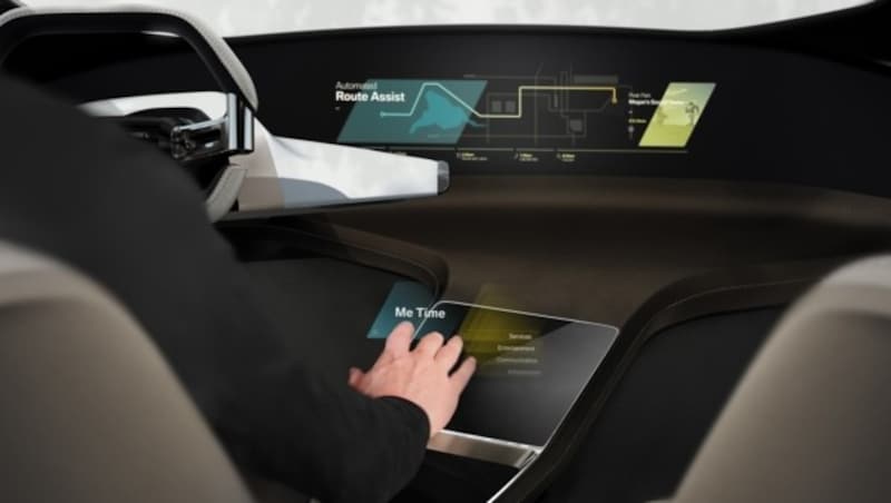 BMW zeigt ein holografisches Bediensystem. (Bild: BMW)