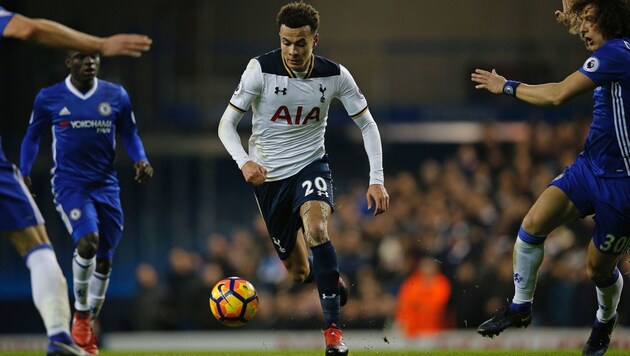 Tottenham-Ass Dele Alli im Vorwärtsgang (Bild: AFP)