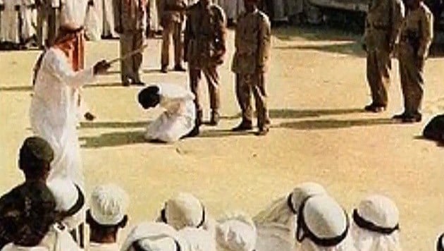Öffentliche Hinrichtung in Saudi-Arabien (Bild: YouTube.com (Symbolbild))