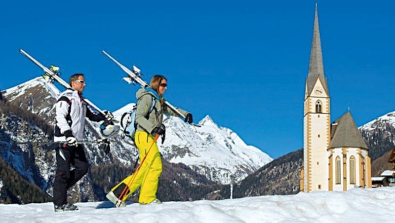 Der Weg zum Lift ist in Heiligenblut nicht weit. (Bild: Großglockner Bergbahnen Touristik)