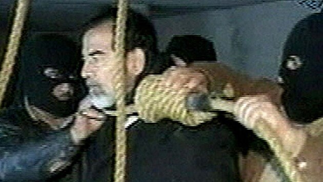 Am 30. Dezember 2006 wurde Saddam Hussein in Bagdad gehängt. (Bild: AP)