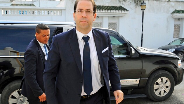 Der tunesische Premier Chahed (Bild: ASSOCIATED PRESS)