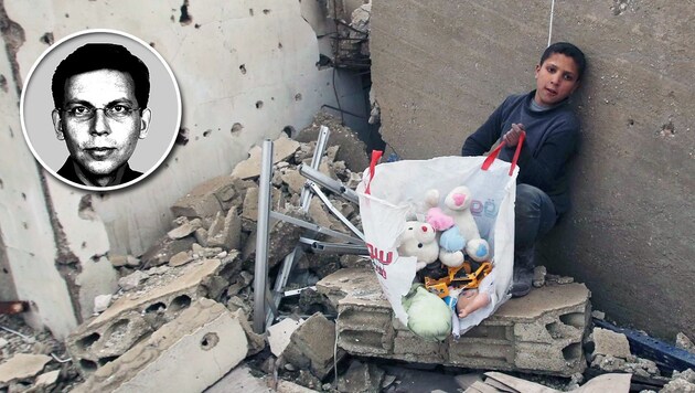 24. Dezember in Syrien: Was vom Kinderzimmer übrig blieb. (Bild: AFP/YOUSSEF KARWASHAN)