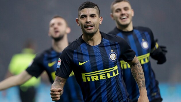Inter Mailands Ever Banega (Bild: Associated Press)