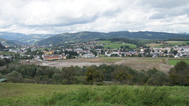 Ungewohnter Anblick: Hier stand bis 2015 ein großes Kohlekraftwerk (Bild: Stadtgemeinde Voitsberg)