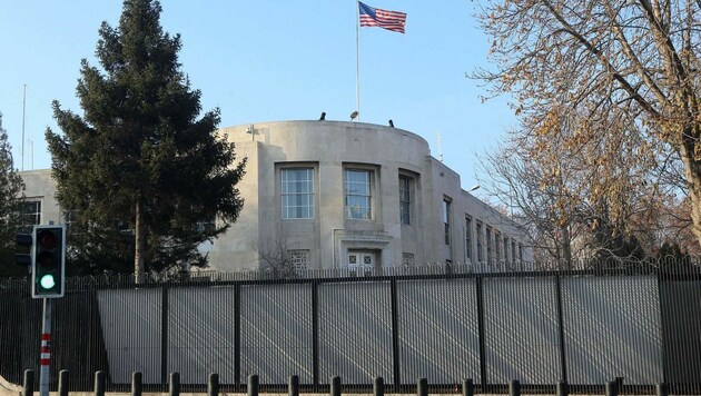 Die US-Botschaft in Ankara (Bild: APA/AFP/Adem Altan)