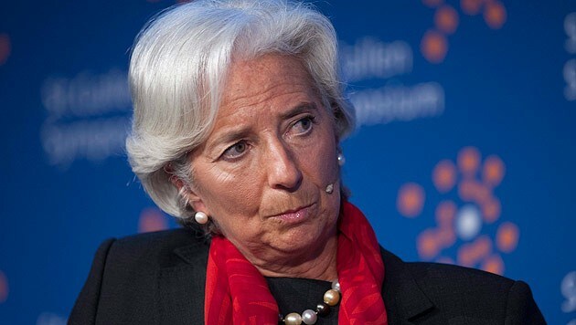 Christine Lagarde, Chefin des Internationalen Währungsfonds (Bild: EPA)