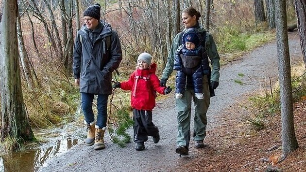 Weihnachtsgrüße der schwedischen Kronprinzessin (Bild: kungahuset.se)