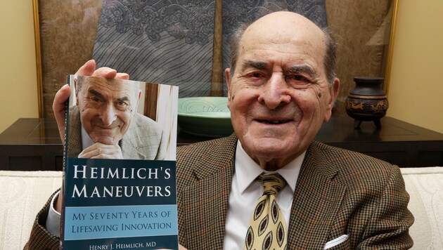 Henry Heimlich auf einer Aufnahme aus dem Jahr 2014 (Bild: ASSOCIATED PRESS)