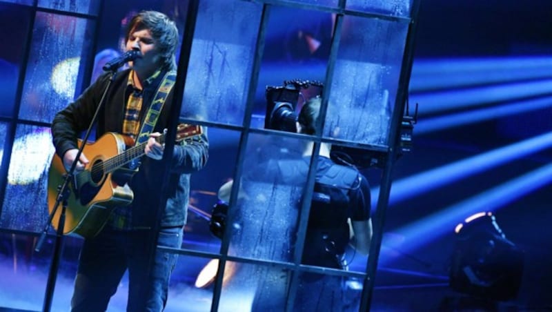 Robin Resch bei "The Voice of Germany" (Bild: APA/dpa-Zentralbild/Jens Kalaene)