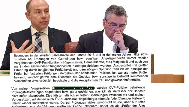 Erich Watzl (r.) war als "Mediator" tätig, Max Hiegelsberger will kein Mitwisser sein. (Bild: Harald Dostal)