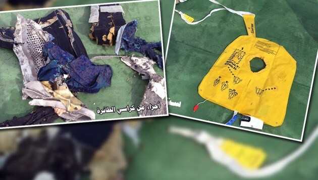 Trümmerteile und Gegenstände aus dem abgestürzten Passagierflugzeug (Bild: ASSOCIATED PRESS)