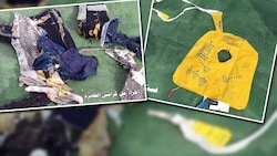 Trümmerteile und Gegenstände aus dem abgestürzten Passagierflugzeug (Bild: ASSOCIATED PRESS)