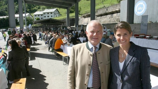 SAG-Eigentümer Josef Wöhrer mit GF & Tochter Karin Exner-Wöhrer (Bild: Andreas Tröster)