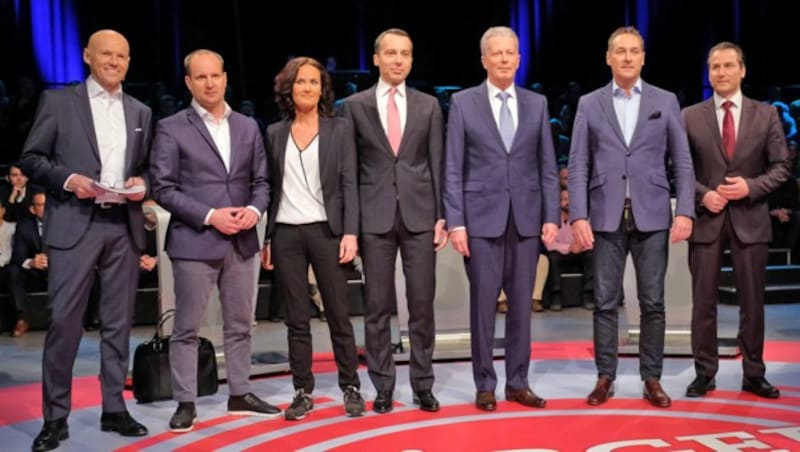 Die versammelte Runde im "Bürgerforum" (Bild: ORF)