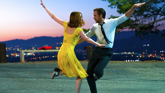 Ryan Gosling und Emma Stone in "La La Land" (Bild: AP)