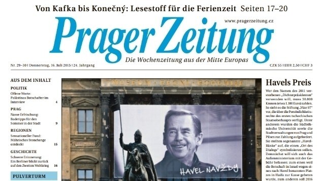 "Prager Zeitung" (Bild: pragerzeitung.cz)