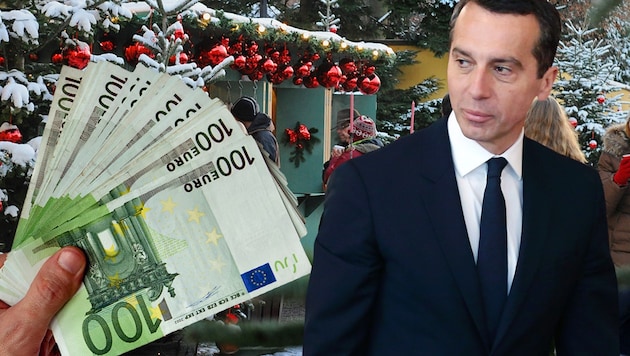 Kanzler Christian Kern befürwortet den Extra-Hunderter für die Pensionisten. (Bild: AFP/Dieter Nagl , APA/BARBARA GINDL, Thinkstockphotos.de)