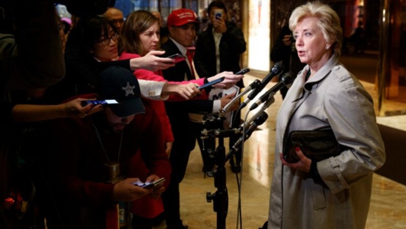 Wrestling-Unternehmerin Linda McMahon wird Trumps Ministerin für den Mittelstand. (Bild: AP)