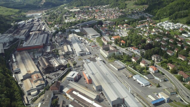 Das Böhler-Werk prägt Kapfenberg. (Bild: Sepp Pail)