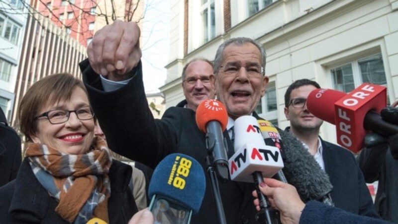 Alexander Van der Bellen: Erfolg durch "ganz breite Bewegung" (Bild: AFP)