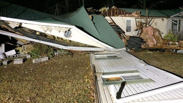 Sturmschäden im Winston County in Alabama (Bild: Associated Press)