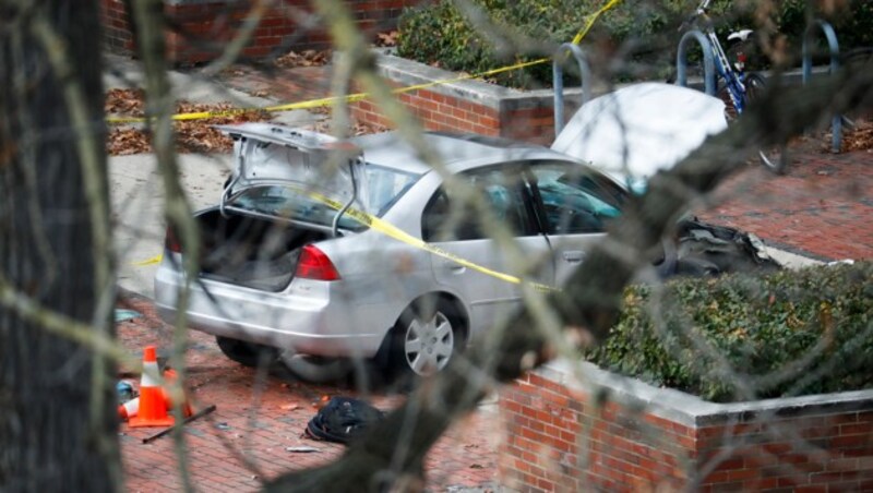 Das Auto des Angreifers (Bild: AP)